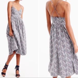 Liberty print J.Crew sundress (scroll for print)